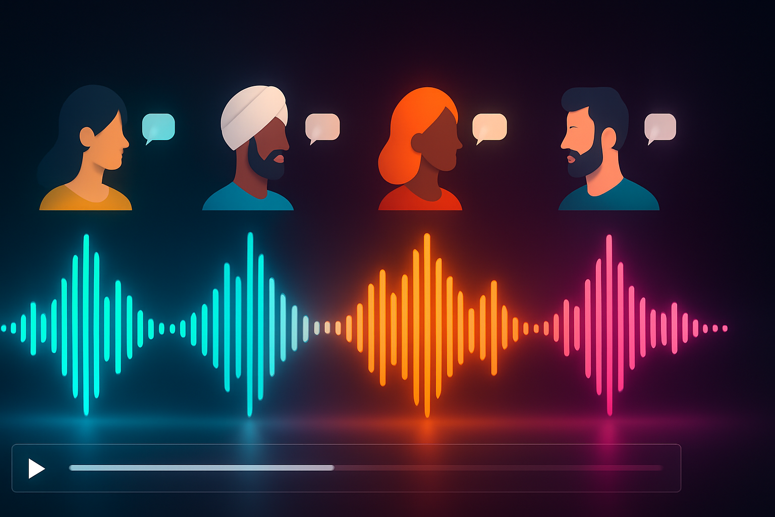 Diarization and Multi-Speaker Voice Over in SesMate