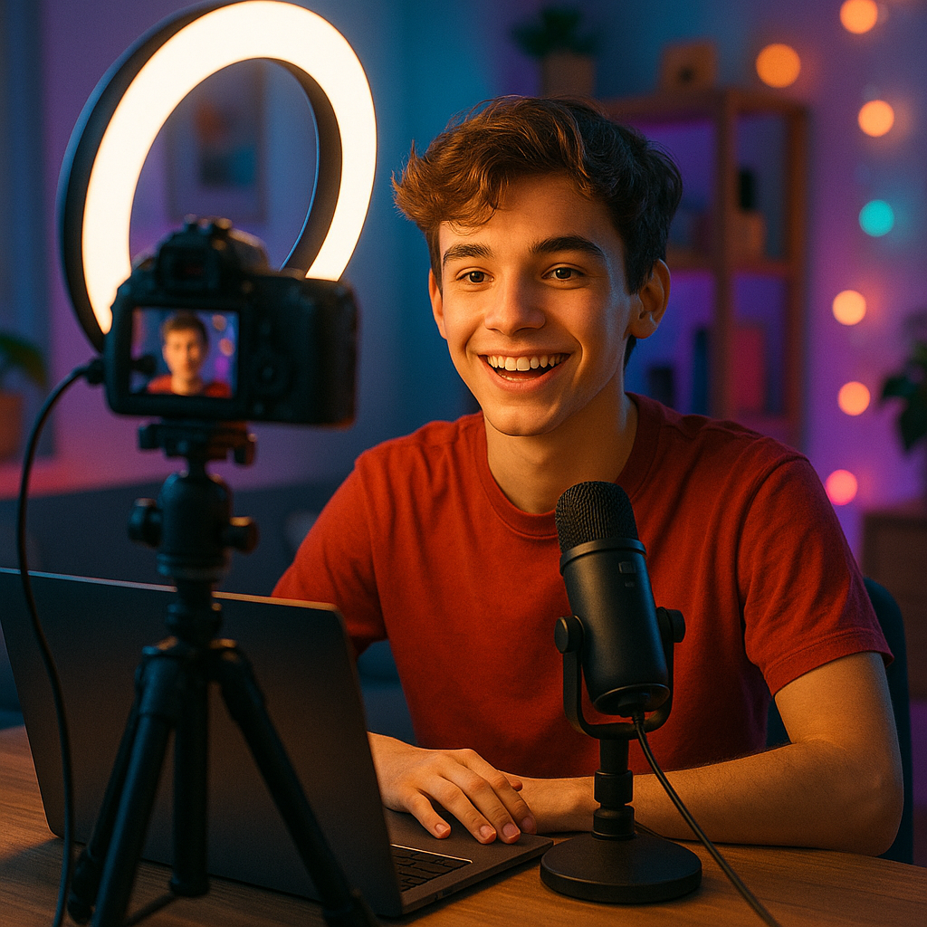 Content Creators making videos